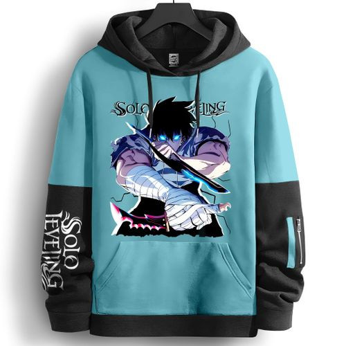Manhwa Mode Sweatshirt Solo Leveling Hoodie sport Sung Jin-woo Capuchon Sweat à capuche shirt anime